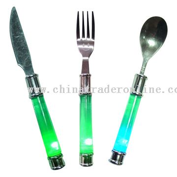 Flashing Cutlery Set  from China